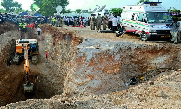 digging bore well